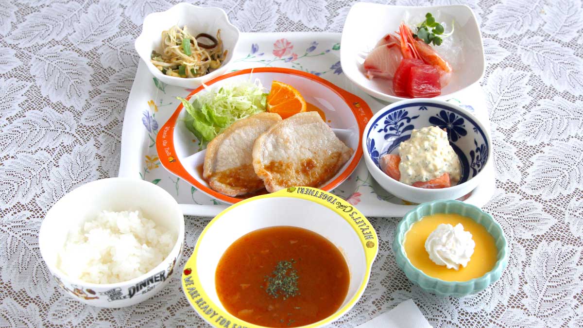 夕食の例