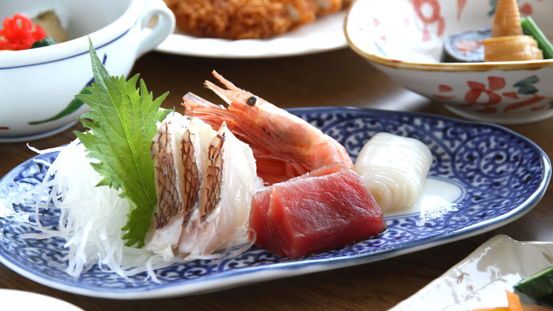 新鮮な魚介料理！